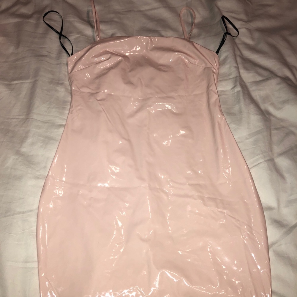 BODY CON latex dress